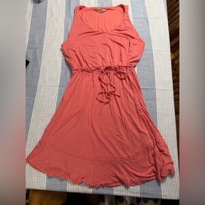 LOFT Coral Sleeveless Dress